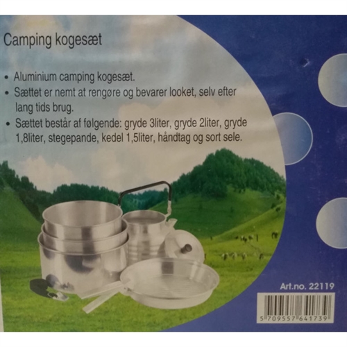 Camping matlagningsset 6 delar.